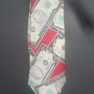 American $ bill tie